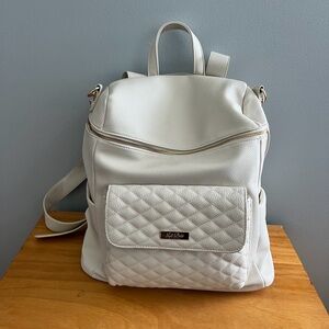 Luli Bebe Pearl White Diaper Bag